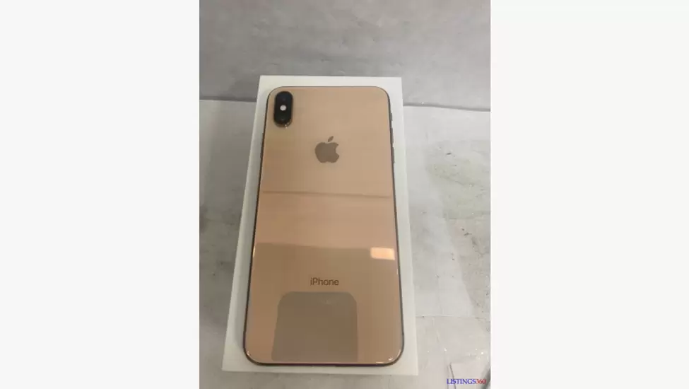 Apple iphone xs max golden whatsapp: 2349096610677